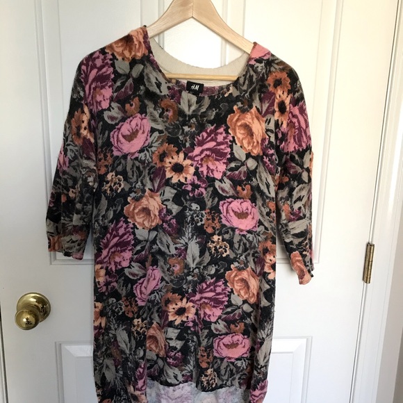 Floral sweater dress - Picture 2 of 3